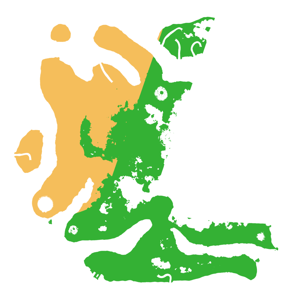 Biome Rust Map: Procedural Map, Size: 3500, Seed: 4503430