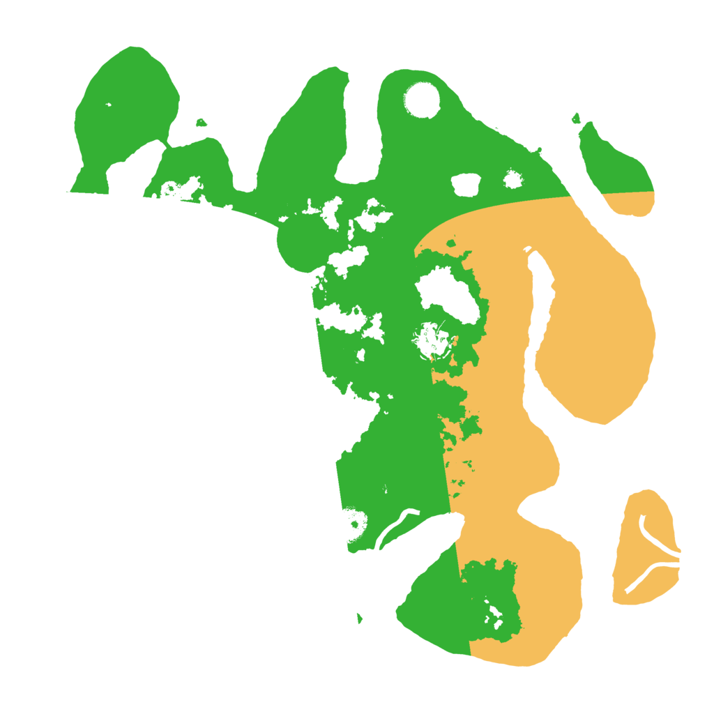 Biome Rust Map: Procedural Map, Size: 3550, Seed: 991331