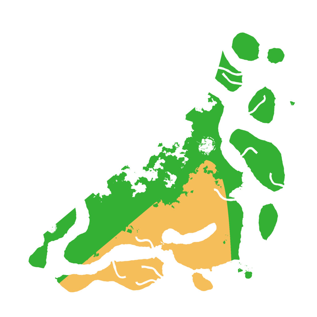 Biome Rust Map: Procedural Map, Size: 3500, Seed: 5013430