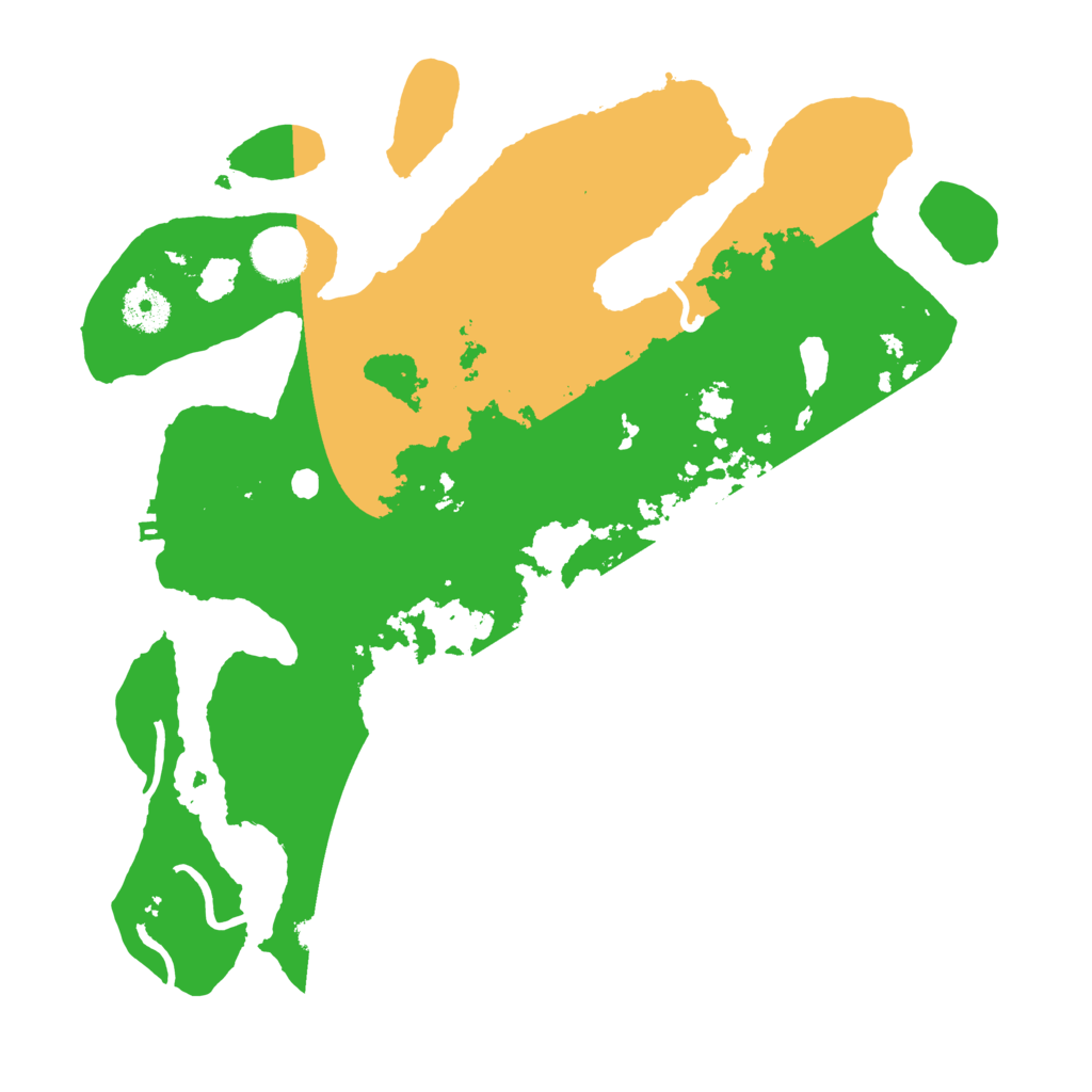 Biome Rust Map: Procedural Map, Size: 3500, Seed: 6070324