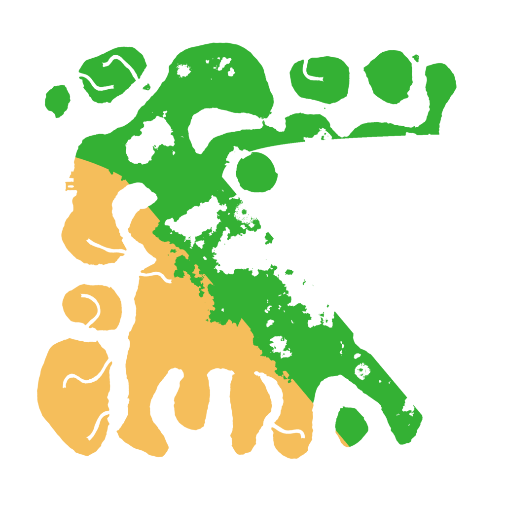 Biome Rust Map: Procedural Map, Size: 3500, Seed: 5098060