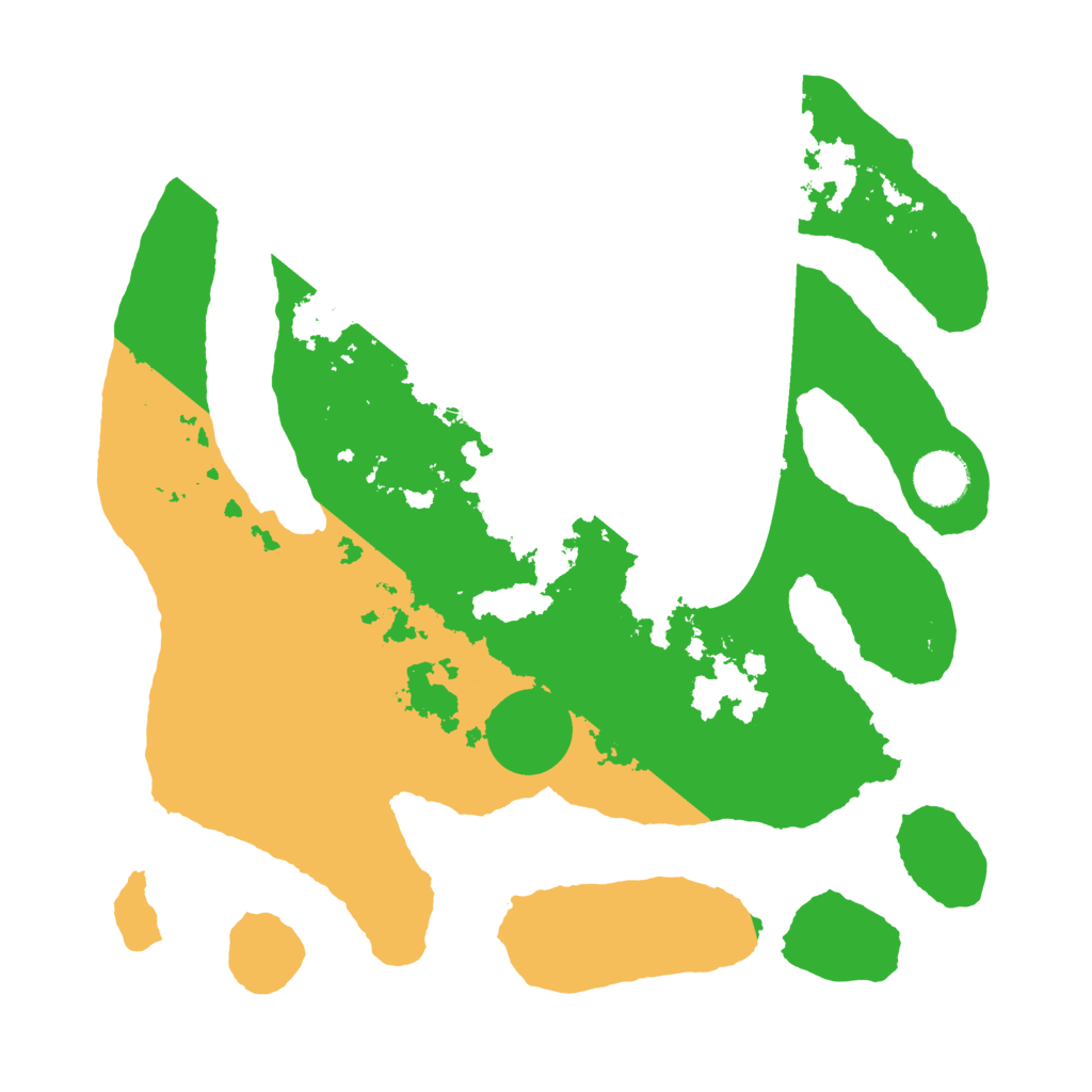 Biome Rust Map: Barren, Size: 3500, Seed: 3132949