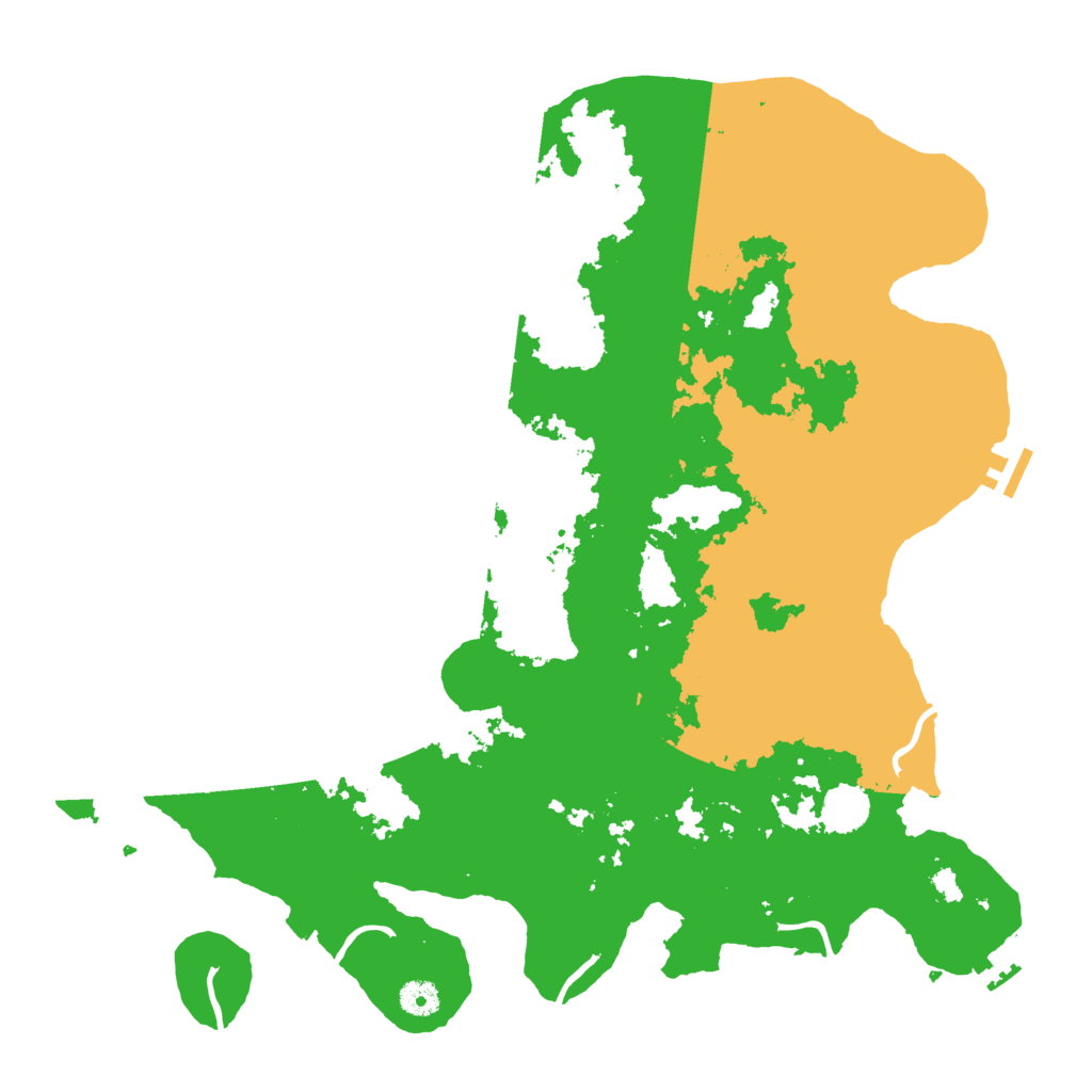 Biome Rust Map: Procedural Map, Size: 4300, Seed: 72