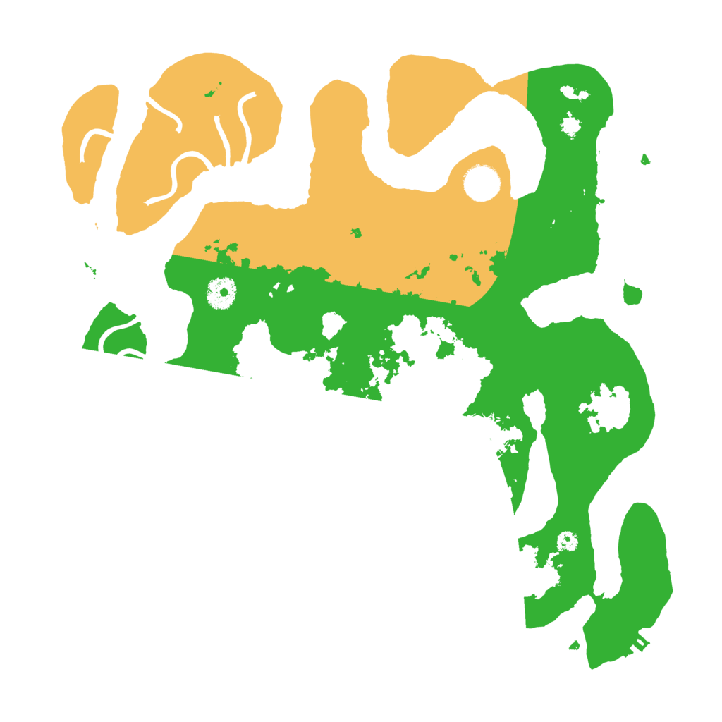 Biome Rust Map: Procedural Map, Size: 3500, Seed: 3302713