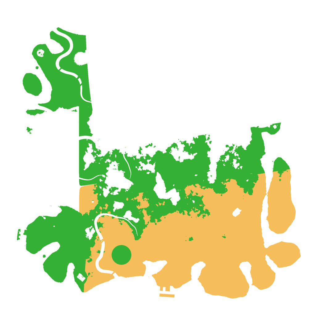 Biome Rust Map: Procedural Map, Size: 4250, Seed: 739191
