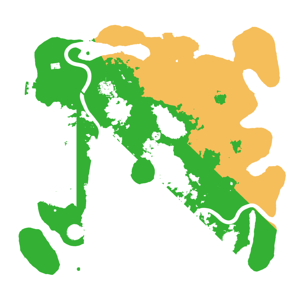 Biome Rust Map: Procedural Map, Size: 3500, Seed: 5186016