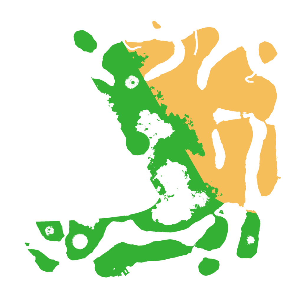 Biome Rust Map: Procedural Map, Size: 3500, Seed: 2790187