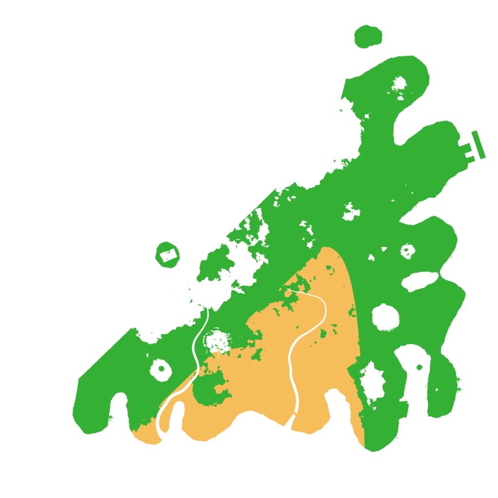 Biome Rust Map: Procedural Map, Size: 3500, Seed: 5695616