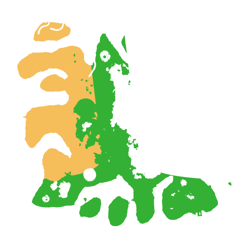 Biome Rust Map: Procedural Map, Size: 3500, Seed: 3437915