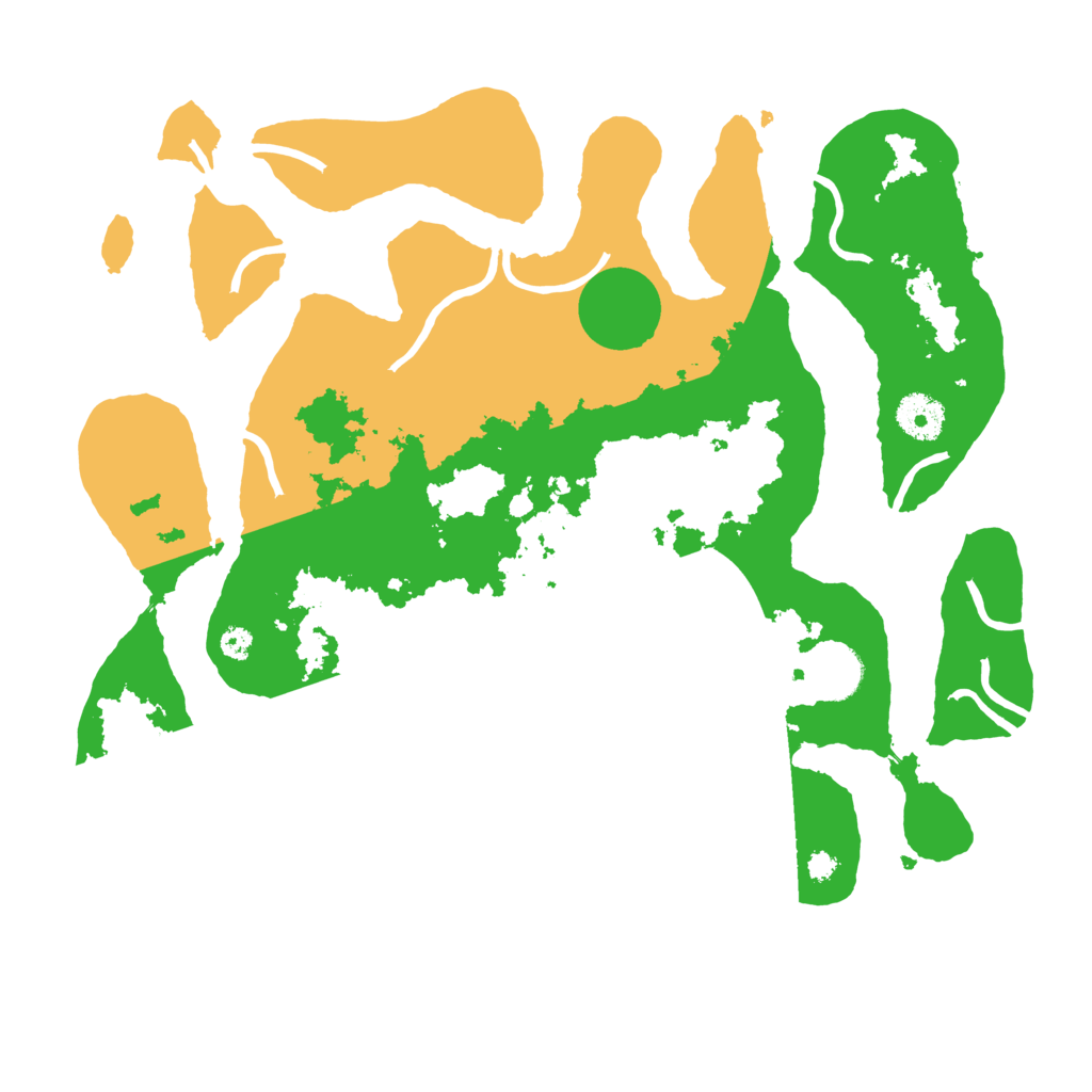 Biome Rust Map: Procedural Map, Size: 3500, Seed: 4887208