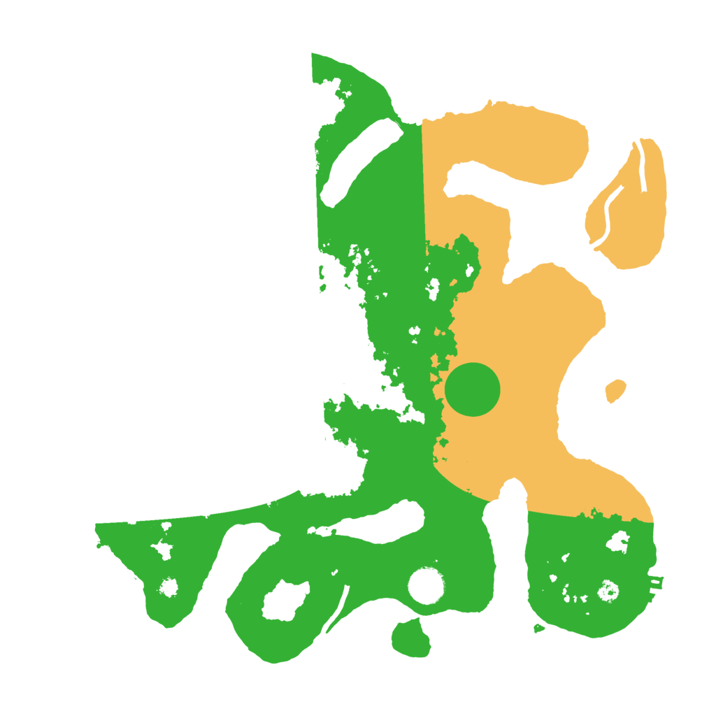 Biome Rust Map: Procedural Map, Size: 3500, Seed: 3087992