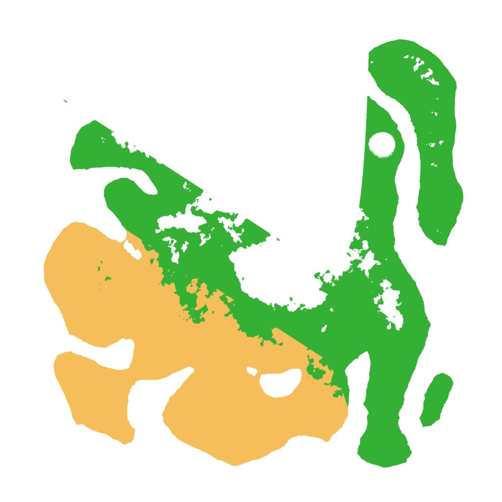 Biome Rust Map: Barren, Size: 3500, Seed: 2197394