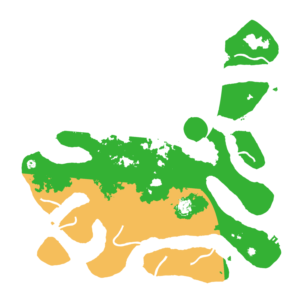 Biome Rust Map: Procedural Map, Size: 3500, Seed: 3565320