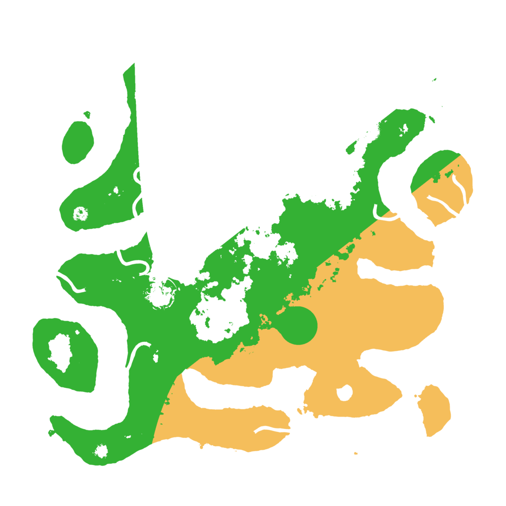 Biome Rust Map: Procedural Map, Size: 3500, Seed: 2061241