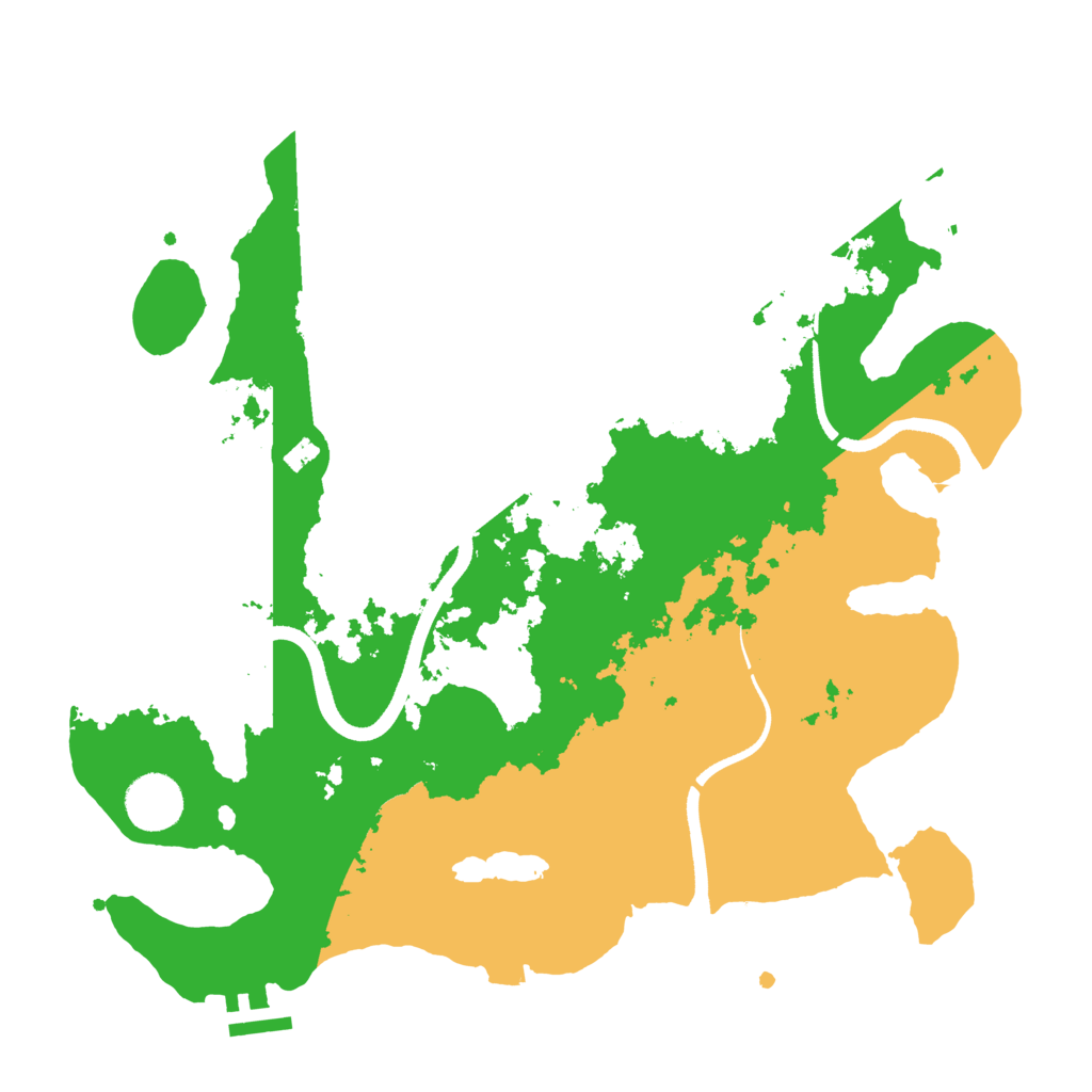 Biome Rust Map: Procedural Map, Size: 3500, Seed: 2061241