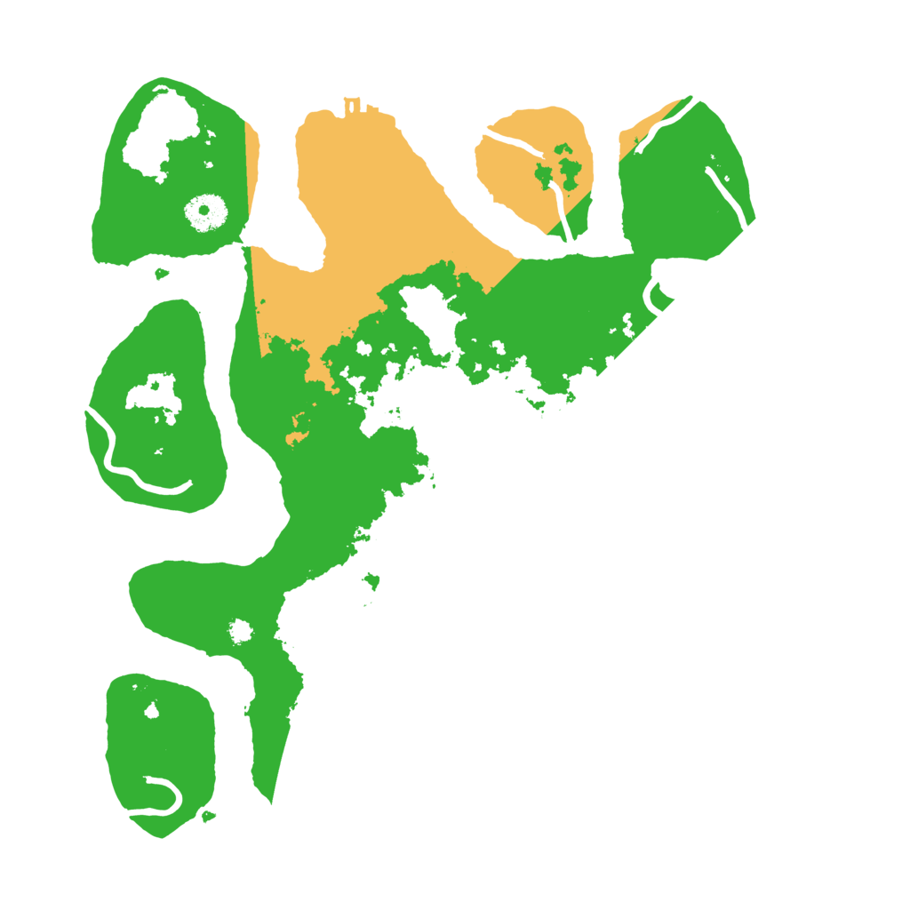 Biome Rust Map: Procedural Map, Size: 3500, Seed: 1220778