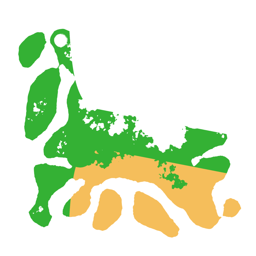 Biome Rust Map: Barren, Size: 3500, Seed: 4475561