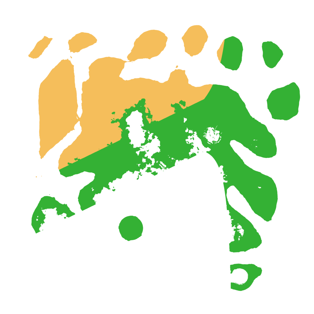 Biome Rust Map: Barren, Size: 3500, Seed: 1766769