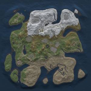 Thumbnail Rust Map: Procedural Map, Size: 3750, Seed: 103, 20 Monuments