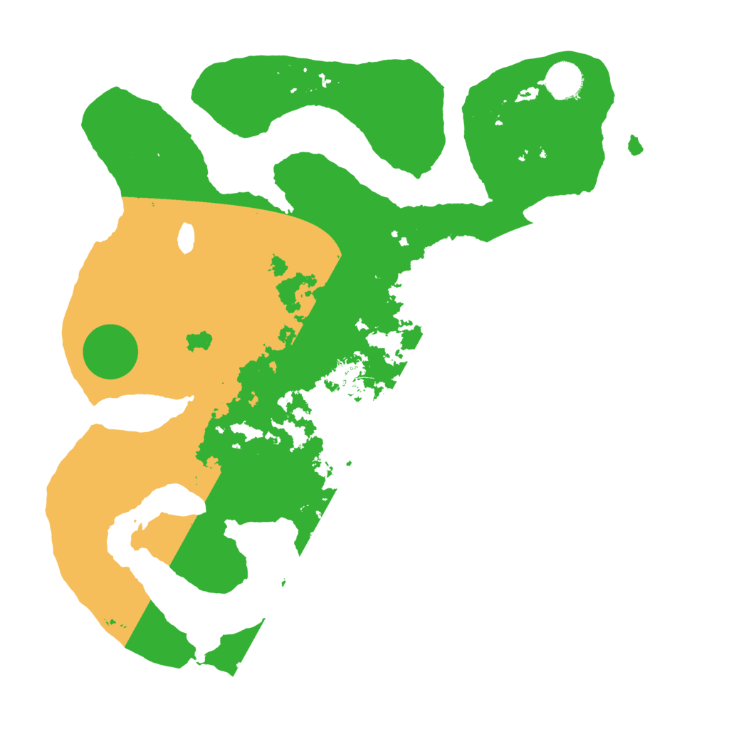 Biome Rust Map: Barren, Size: 3500, Seed: 1874734