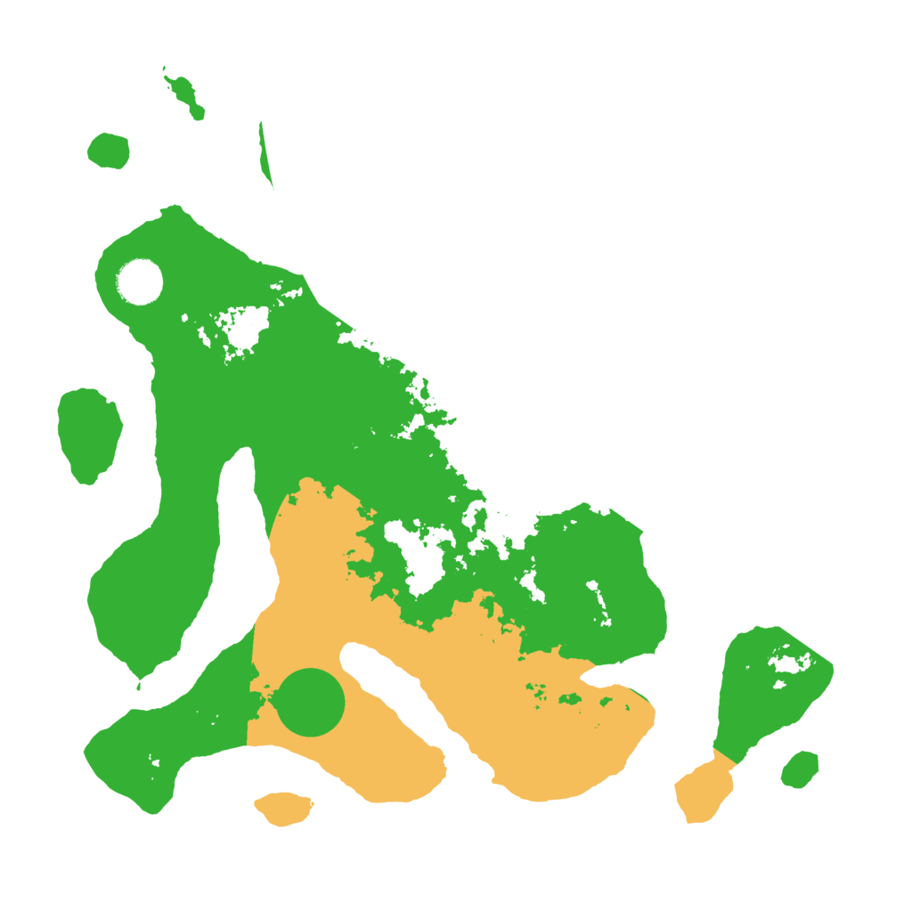 Biome Rust Map: Barren, Size: 3500, Seed: 4821347