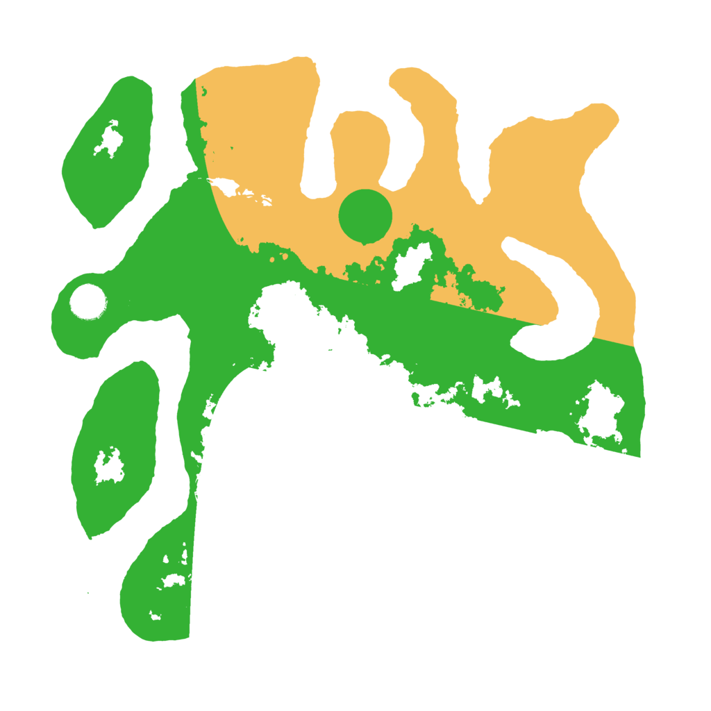 Biome Rust Map: Barren, Size: 3500, Seed: 3344401