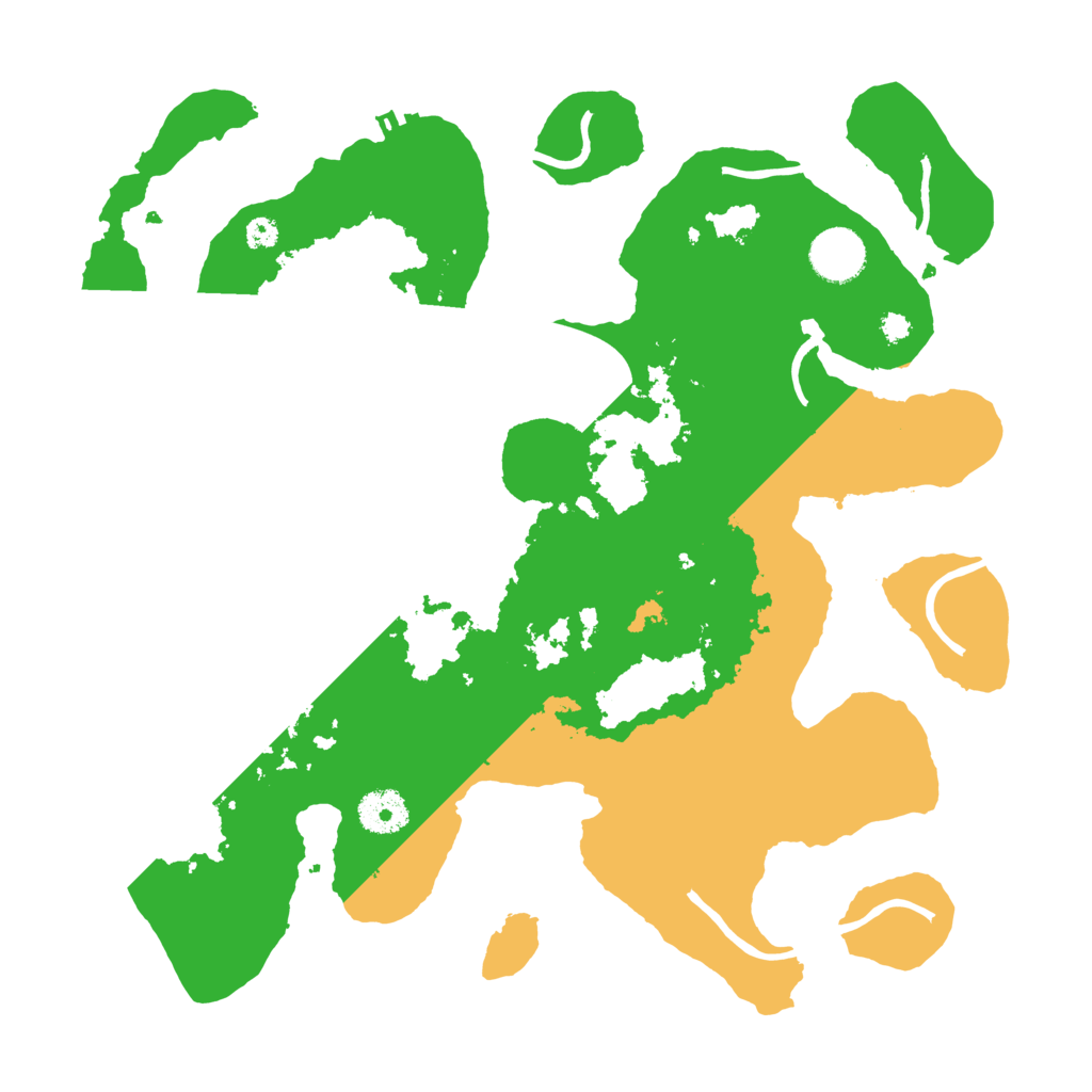 Biome Rust Map: Procedural Map, Size: 3500, Seed: 2610471