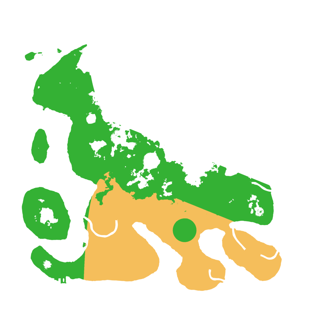 Biome Rust Map: Procedural Map, Size: 3500, Seed: 1014833