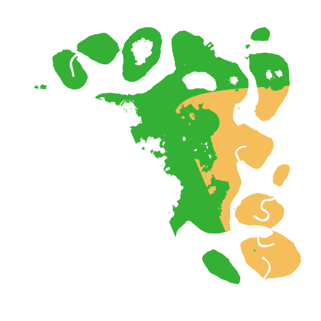Biome Rust Map: Procedural Map, Size: 3500, Seed: 6269411
