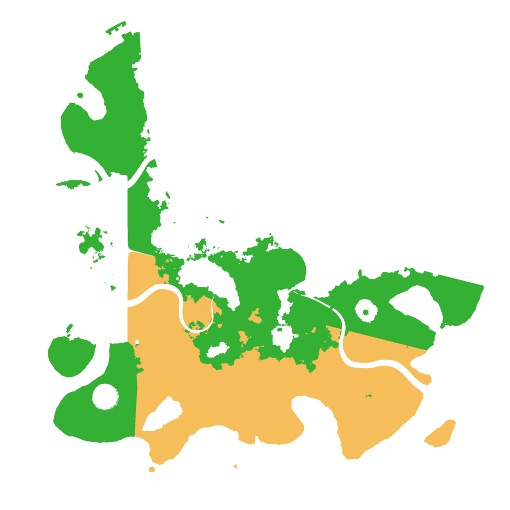 Biome Rust Map: Procedural Map, Size: 3500, Seed: 2237260