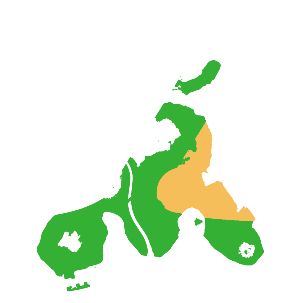 Biome Rust Map: Procedural Map, Size: 2000, Seed: 34521