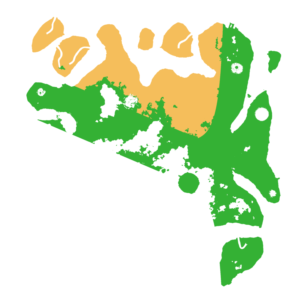 Biome Rust Map: Procedural Map, Size: 4000, Seed: 12442