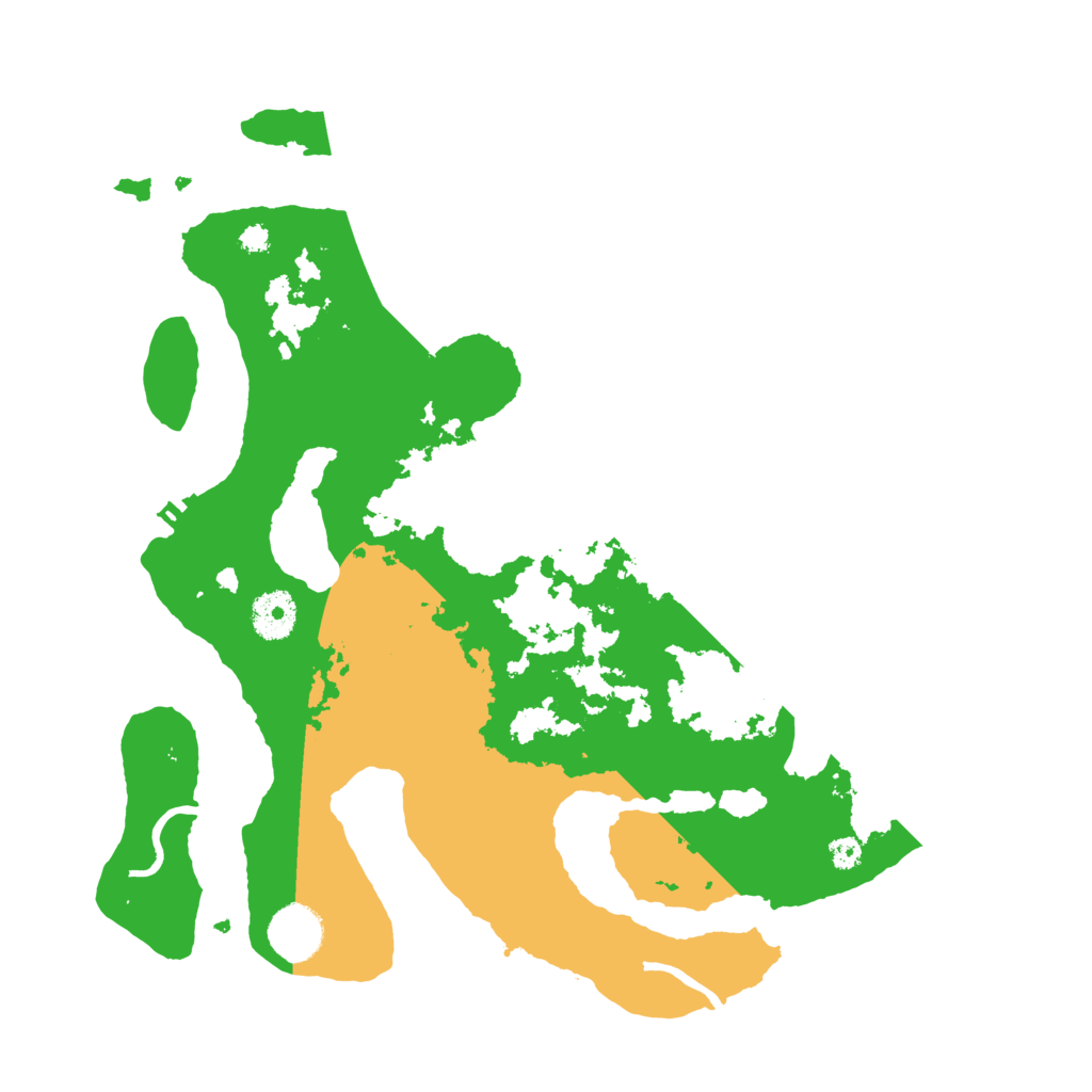 Biome Rust Map: Procedural Map, Size: 3500, Seed: 1983865