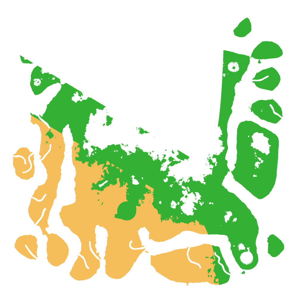 Biome Rust Map: Procedural Map, Size: 4250, Seed: 5138687