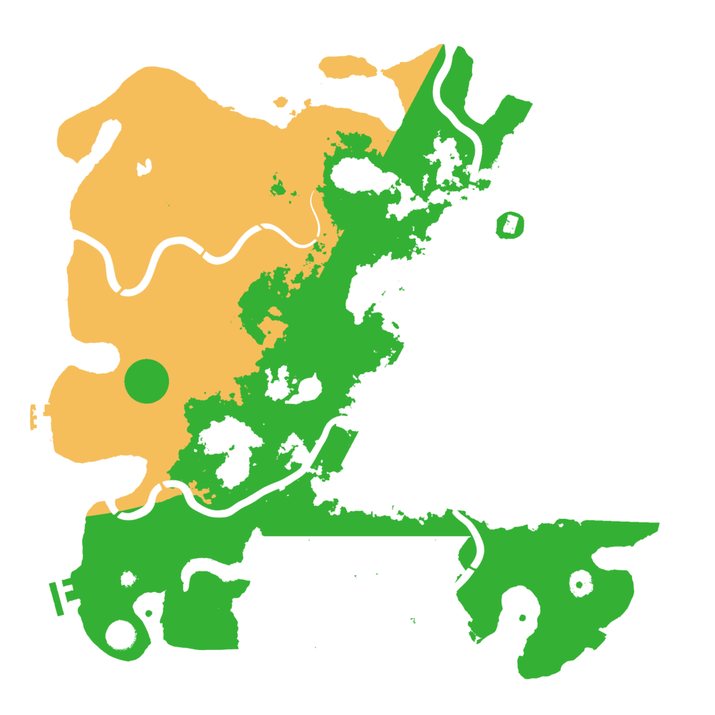 Biome Rust Map: Procedural Map, Size: 4250, Seed: 2937090
