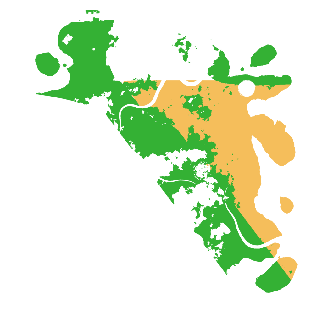 Biome Rust Map: Procedural Map, Size: 3500, Seed: 6060091