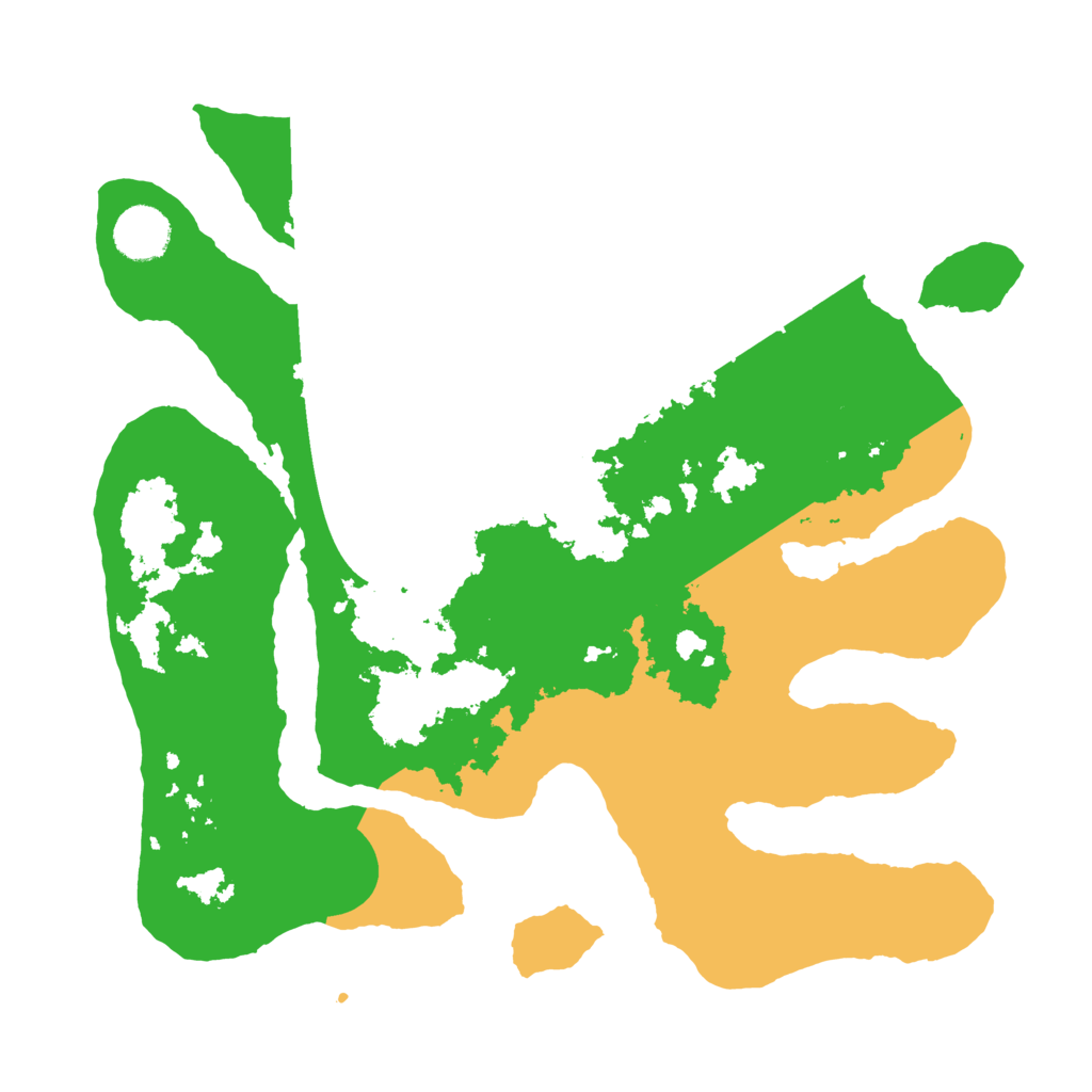 Biome Rust Map: Barren, Size: 3500, Seed: 2950298