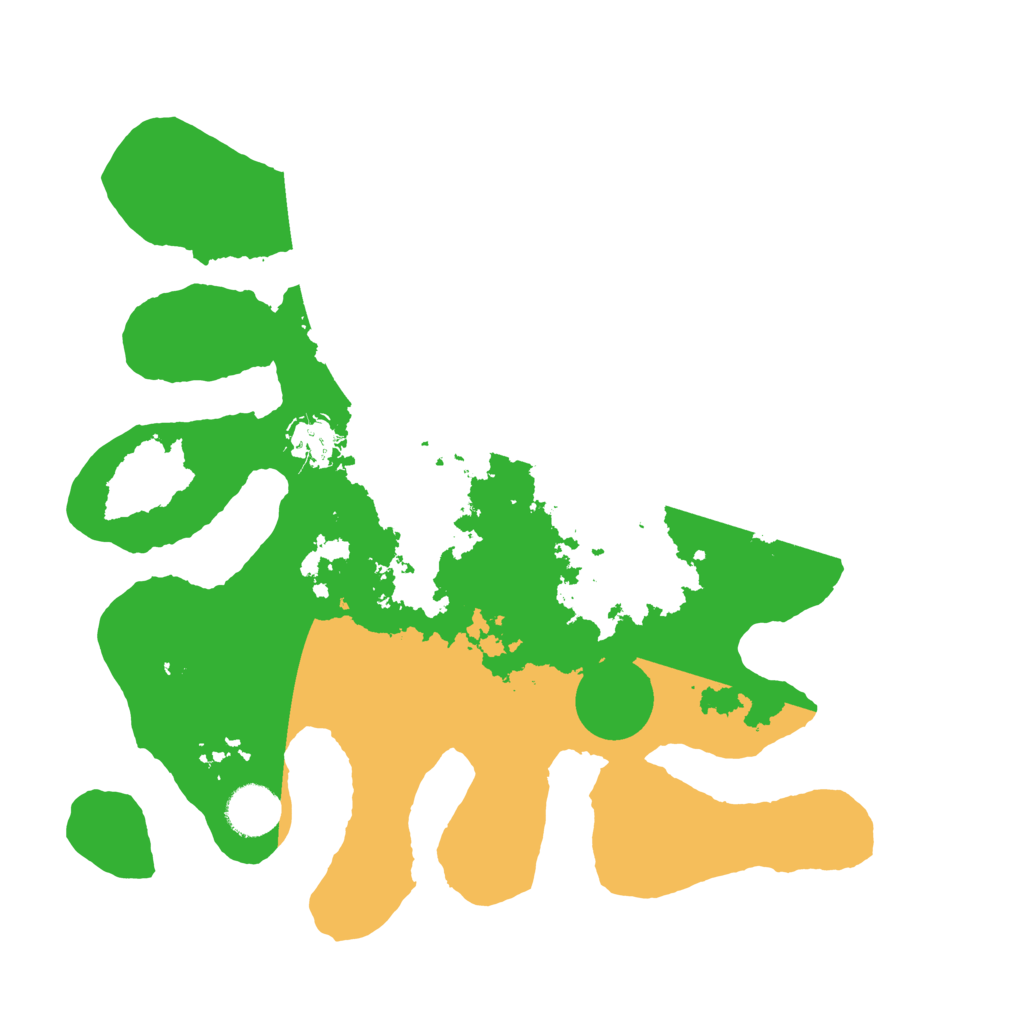 Biome Rust Map: Barren, Size: 3500, Seed: 2371335