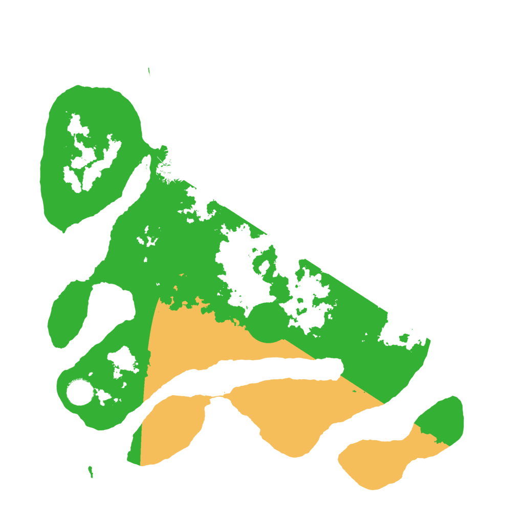 Biome Rust Map: Barren, Size: 3500, Seed: 5134346