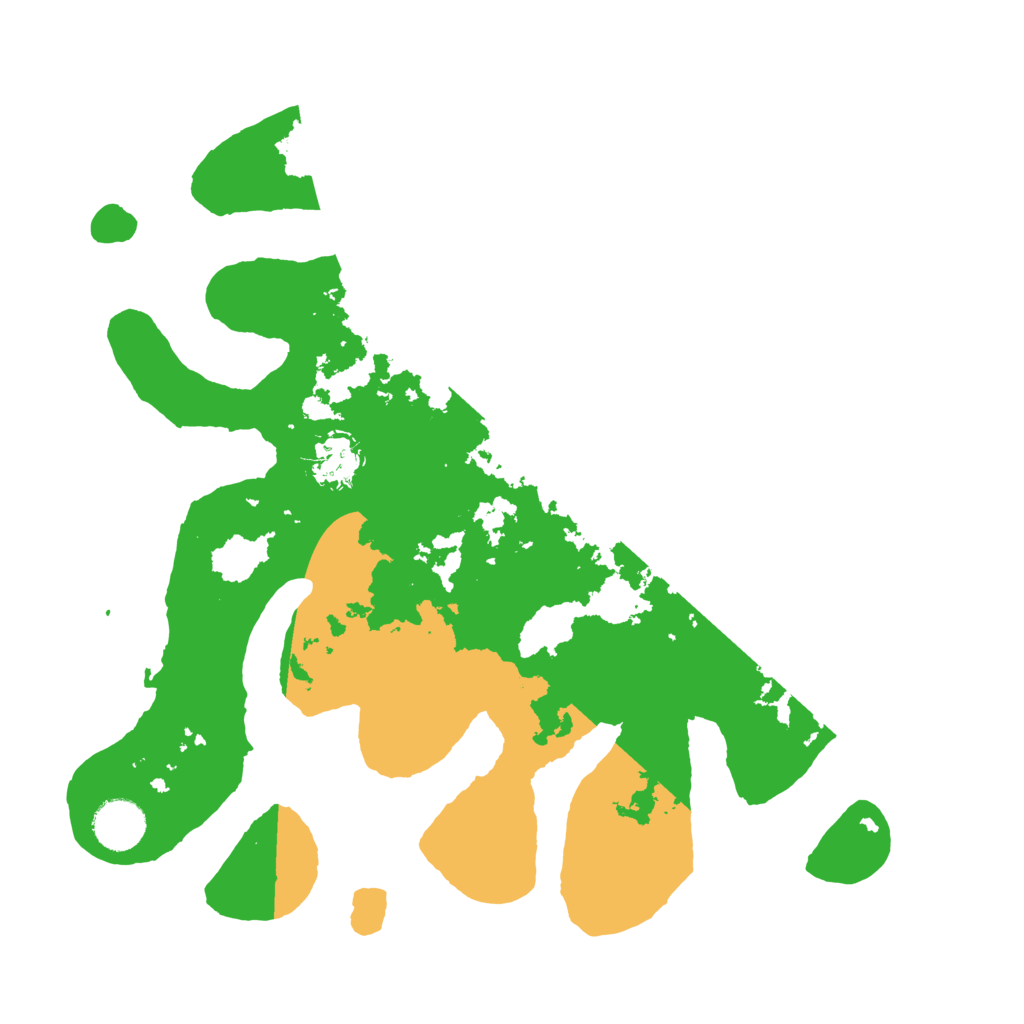 Biome Rust Map: Barren, Size: 3500, Seed: 5792495