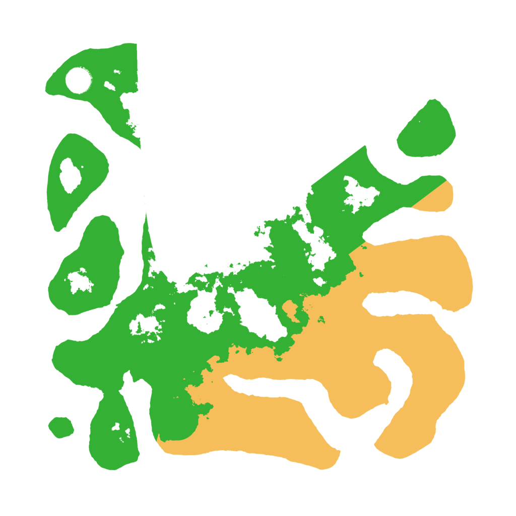 Biome Rust Map: Barren, Size: 3500, Seed: 5036340