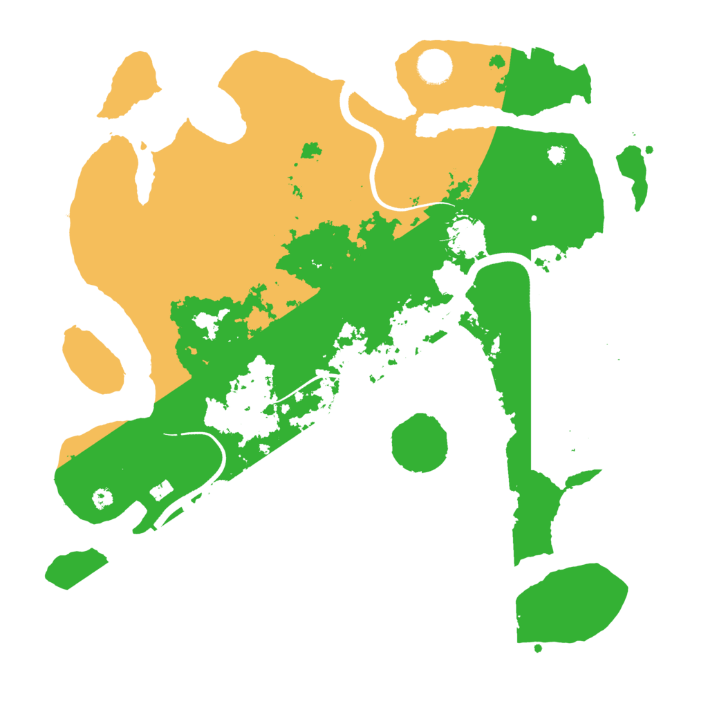Biome Rust Map: Procedural Map, Size: 3550, Seed: 876809
