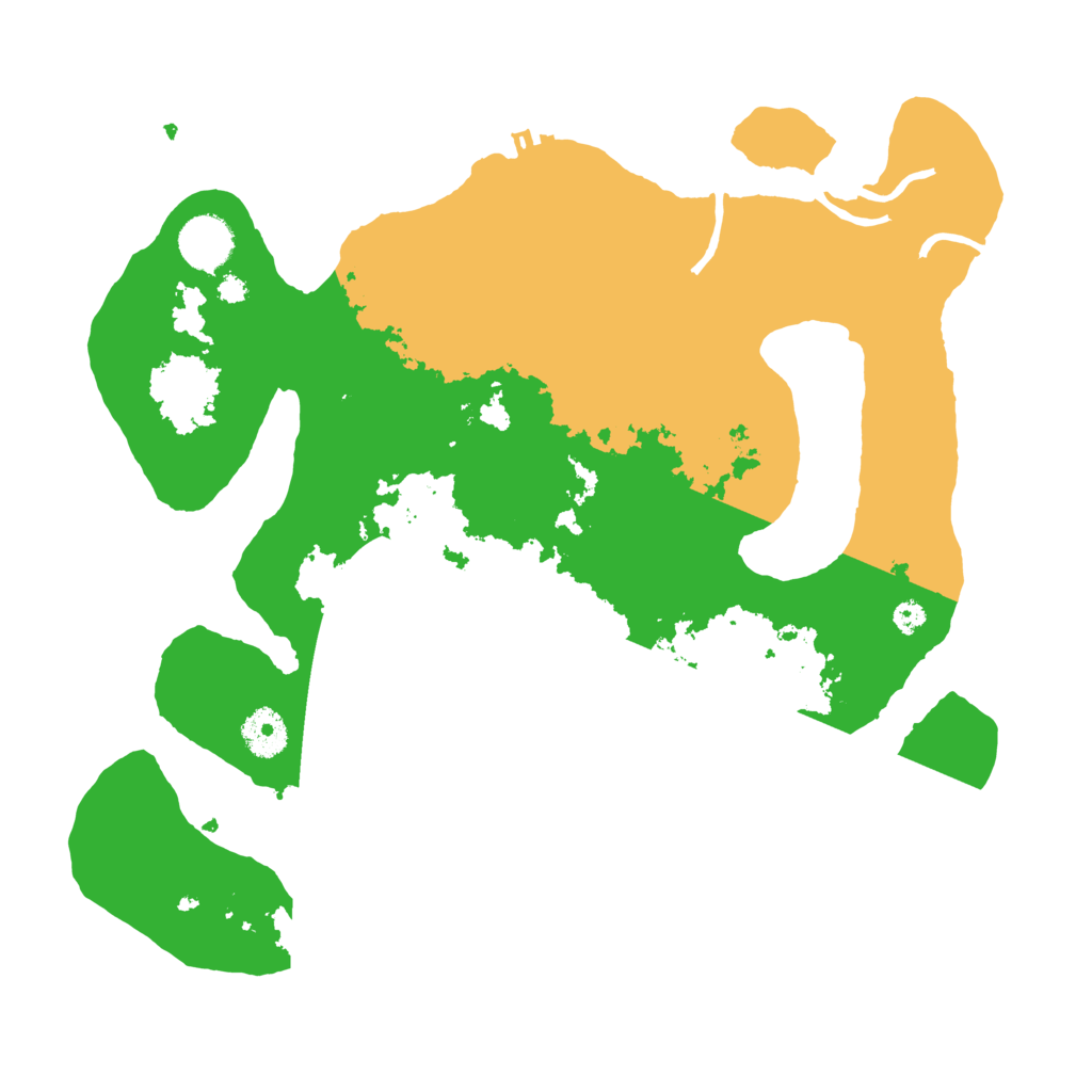 Biome Rust Map: Procedural Map, Size: 3550, Seed: 789575