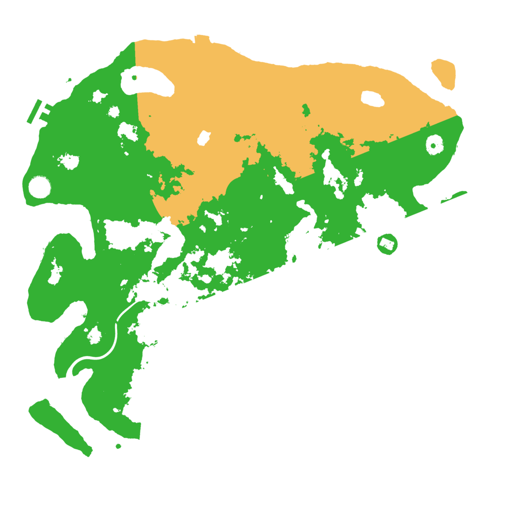 Biome Rust Map: Procedural Map, Size: 4000, Seed: 9985