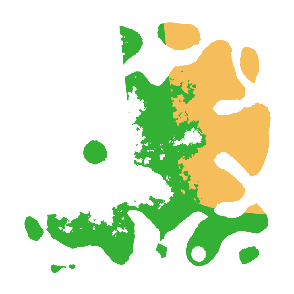 Biome Rust Map: Barren, Size: 3500, Seed: 4375267