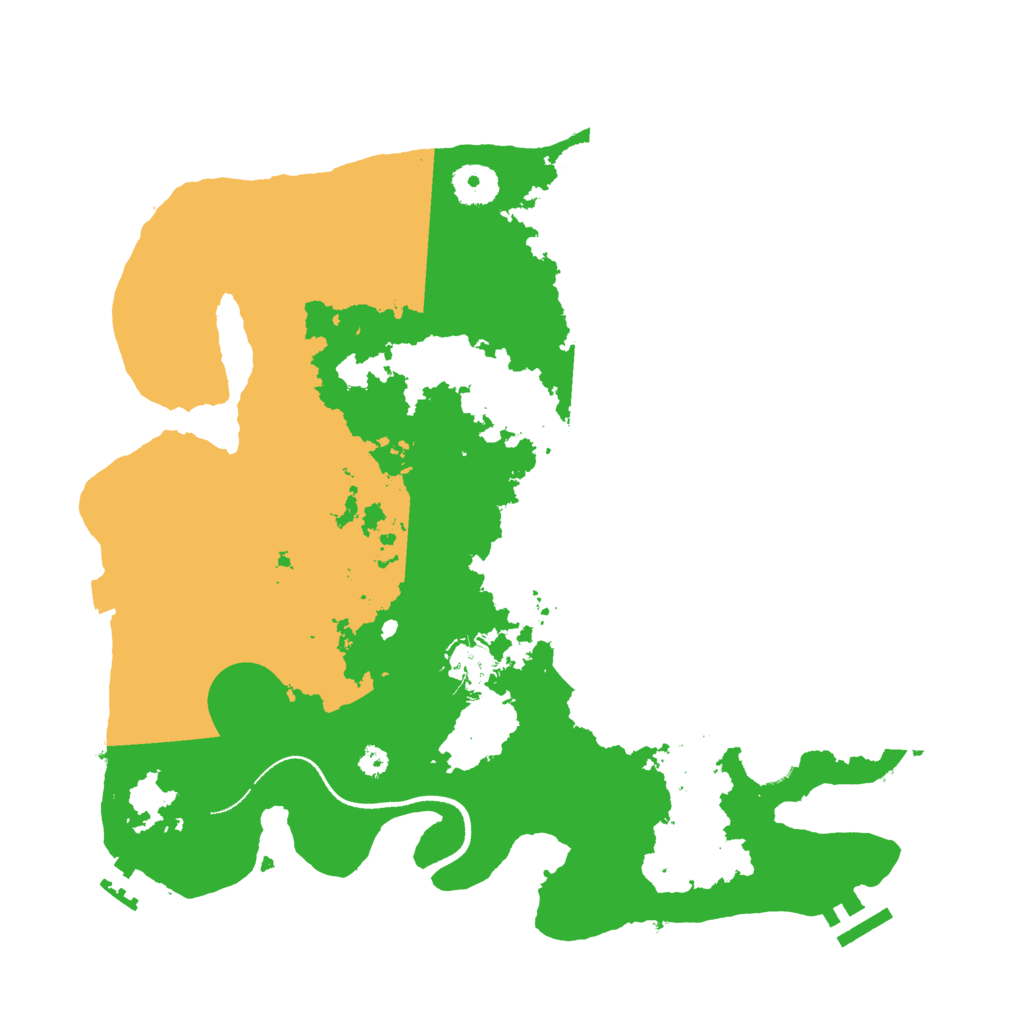 Biome Rust Map: Procedural Map, Size: 3500, Seed: 3471716