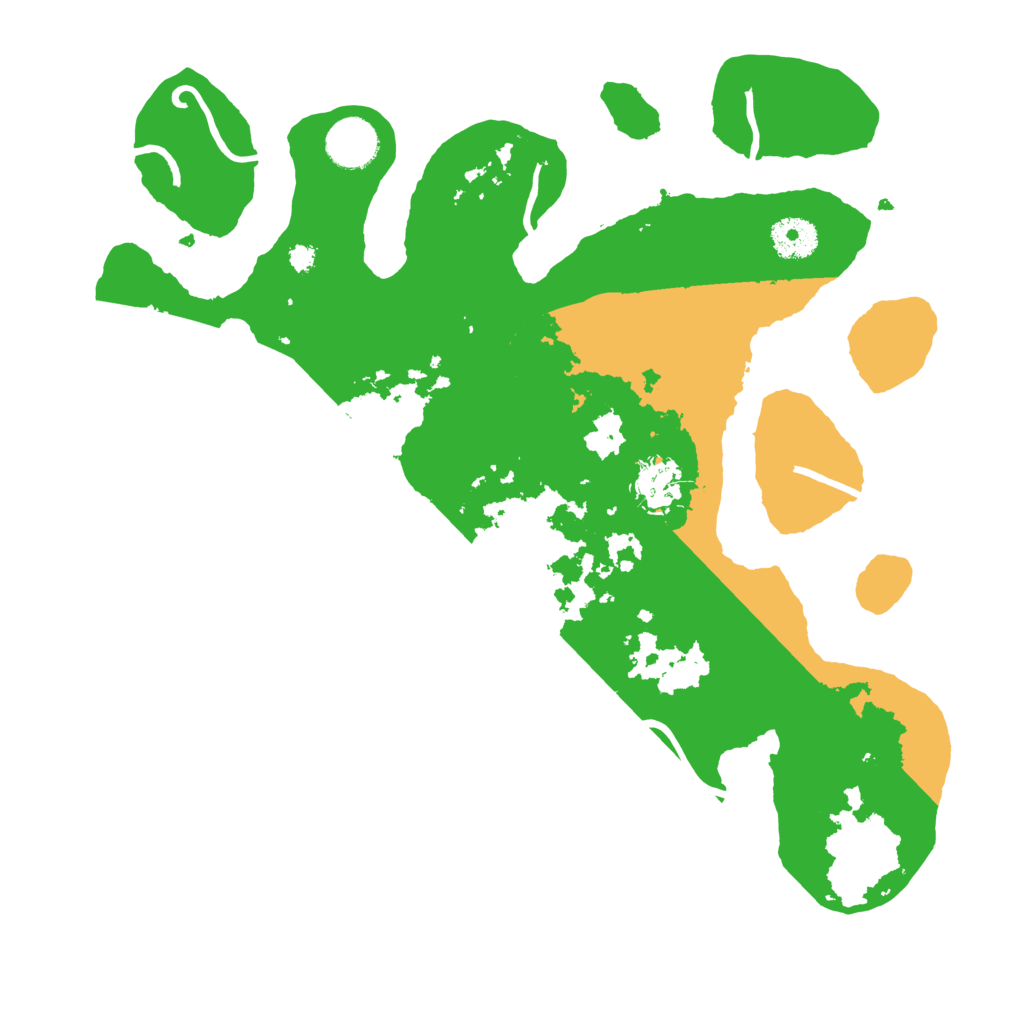 Biome Rust Map: Procedural Map, Size: 3500, Seed: 2153811