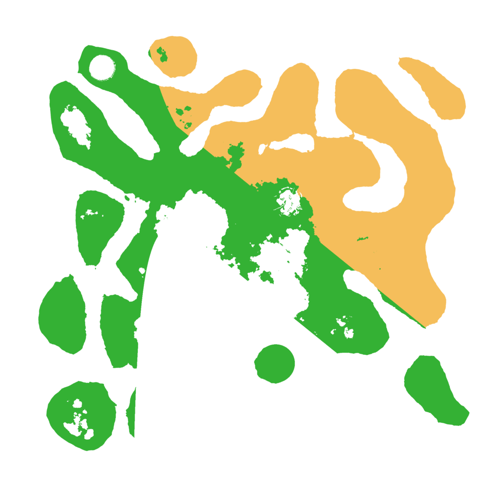 Biome Rust Map: Barren, Size: 3500, Seed: 1998999