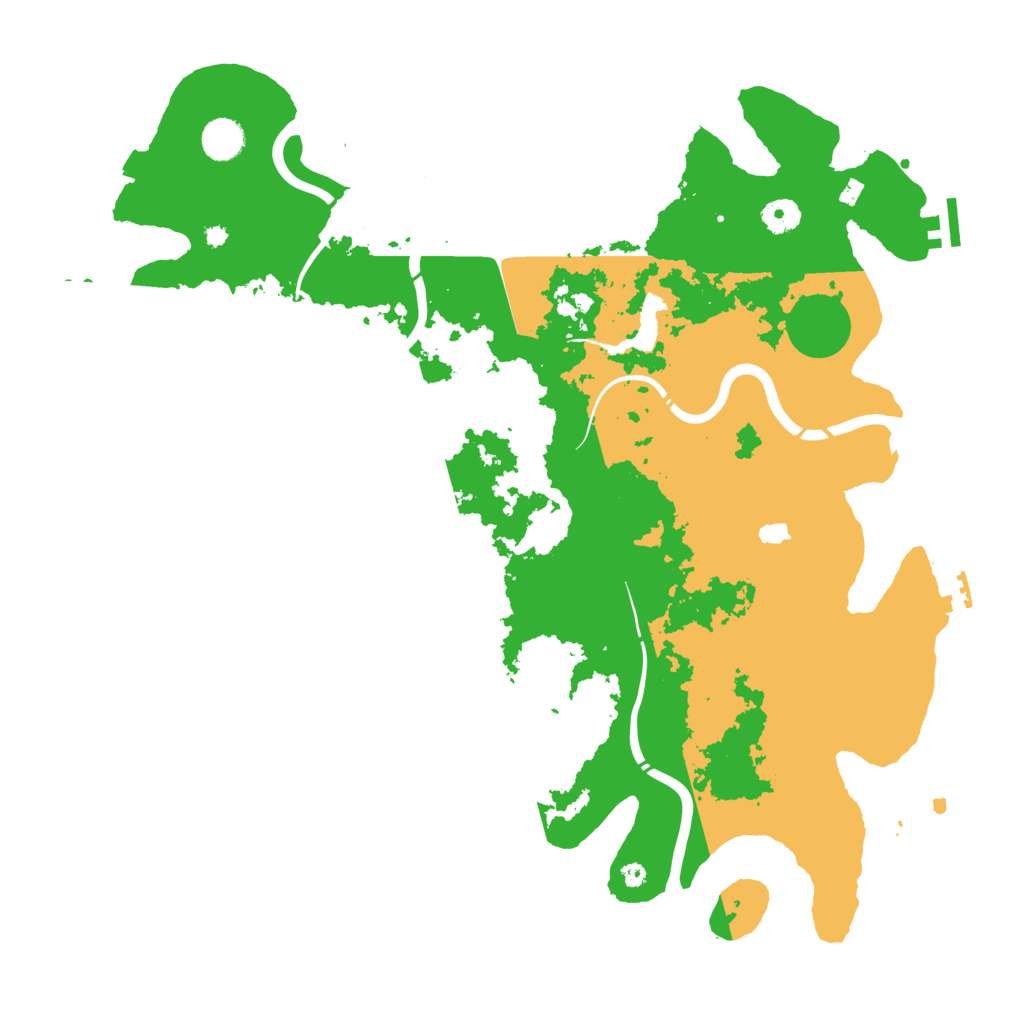 Biome Rust Map: Procedural Map, Size: 4250, Seed: 1340595