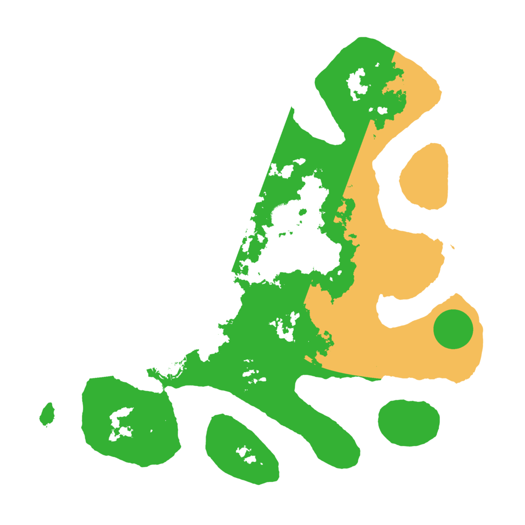 Biome Rust Map: Barren, Size: 3500, Seed: 4955491